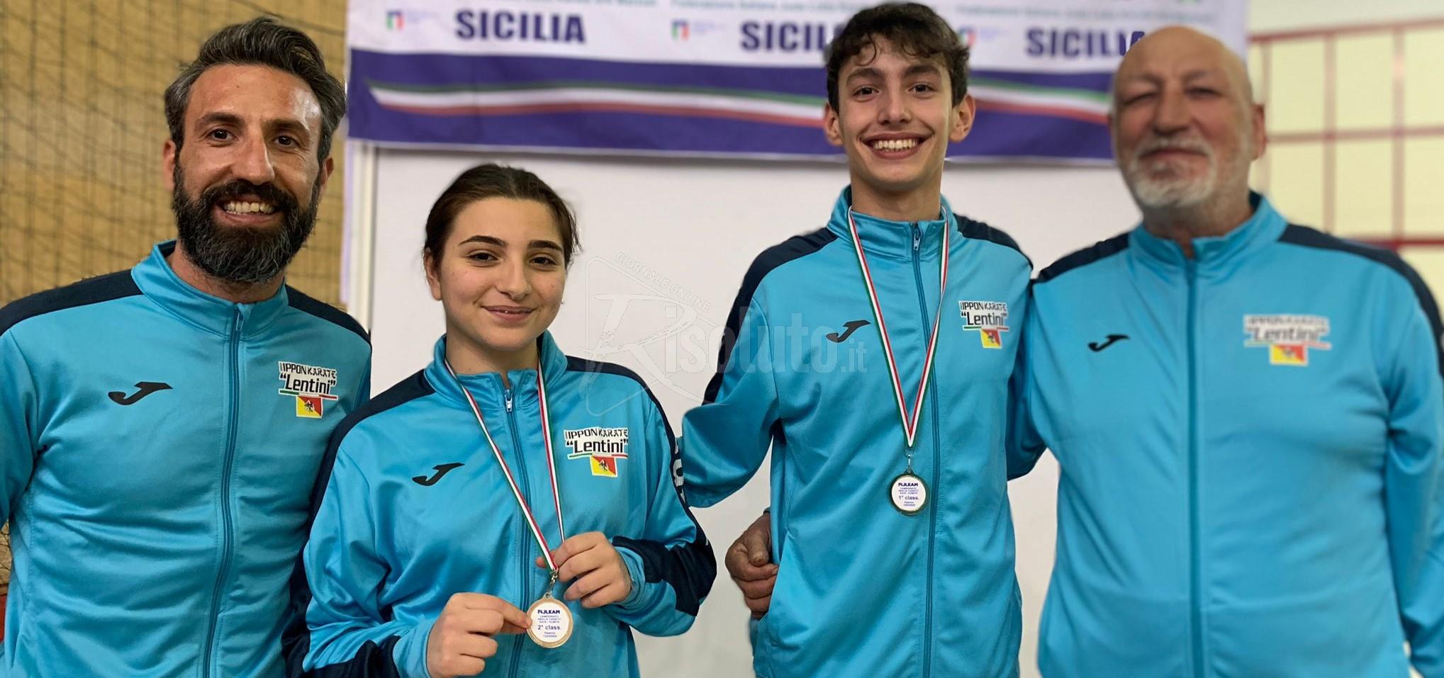 Due atleti della Ippon Karate Lentini di Sciacca conquistano i campionati nazionali