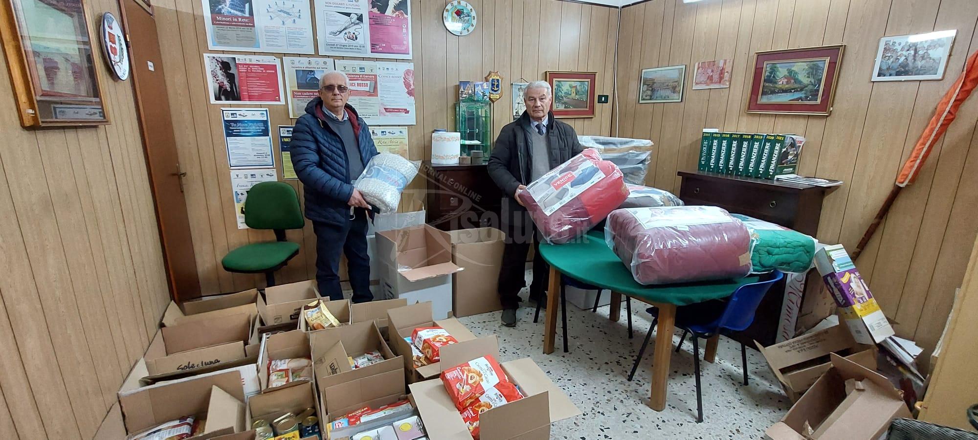 Anche i finanzieri in congedo di Sciacca si mobilitano per l'Ucraina