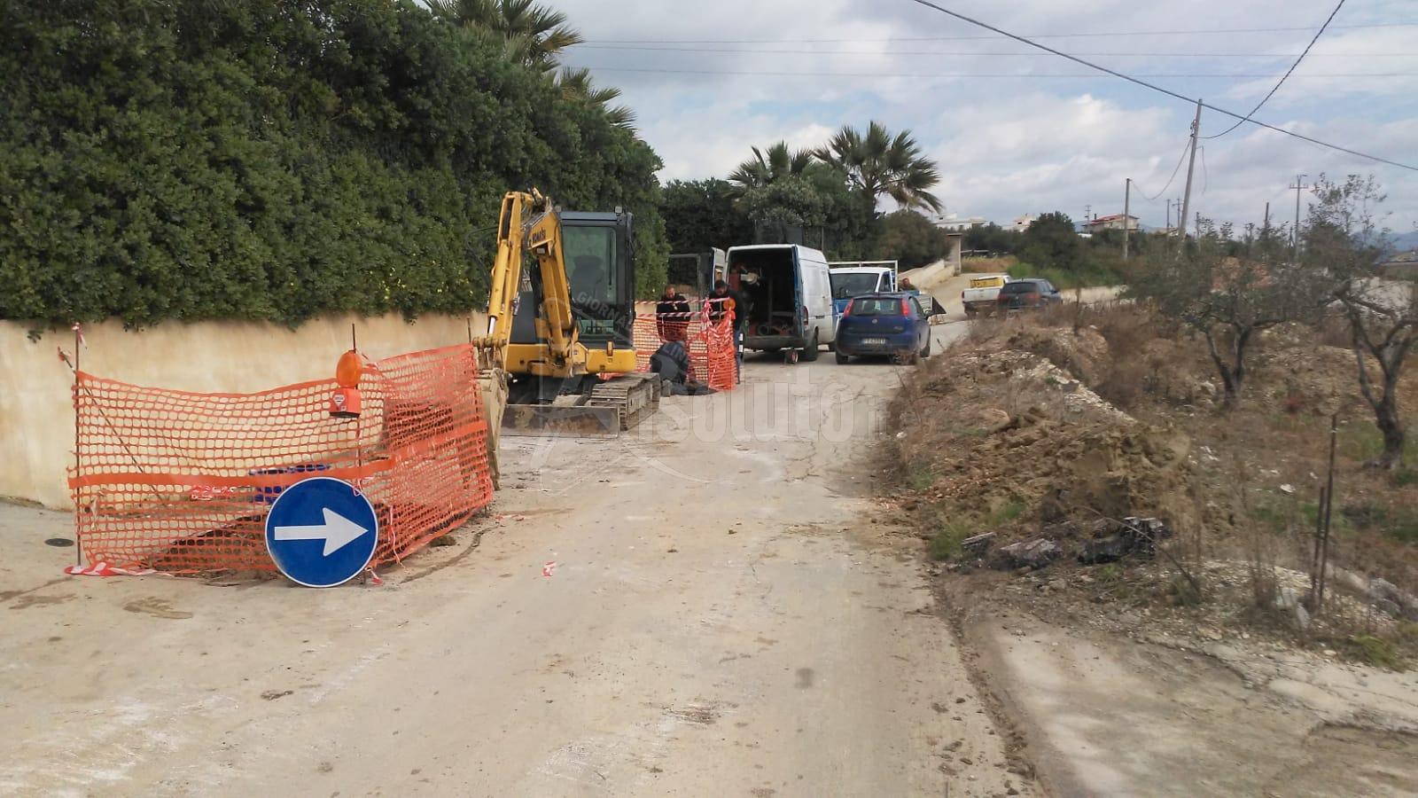 Torna l'acqua in contrada Foggia e San Marco, Aica ripara la condotta