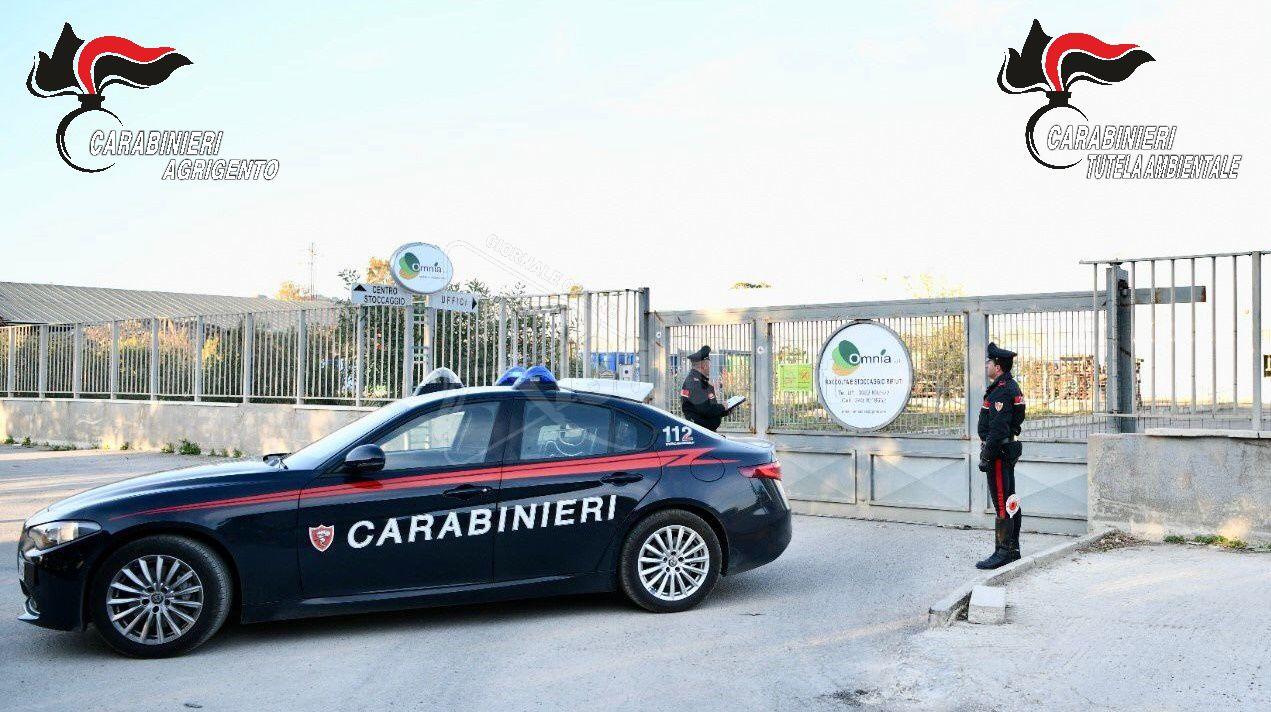 Sequestrato a Licata il deposito di stoccaggio rifiuti "Omnia" e denunciato l’amministratore unico