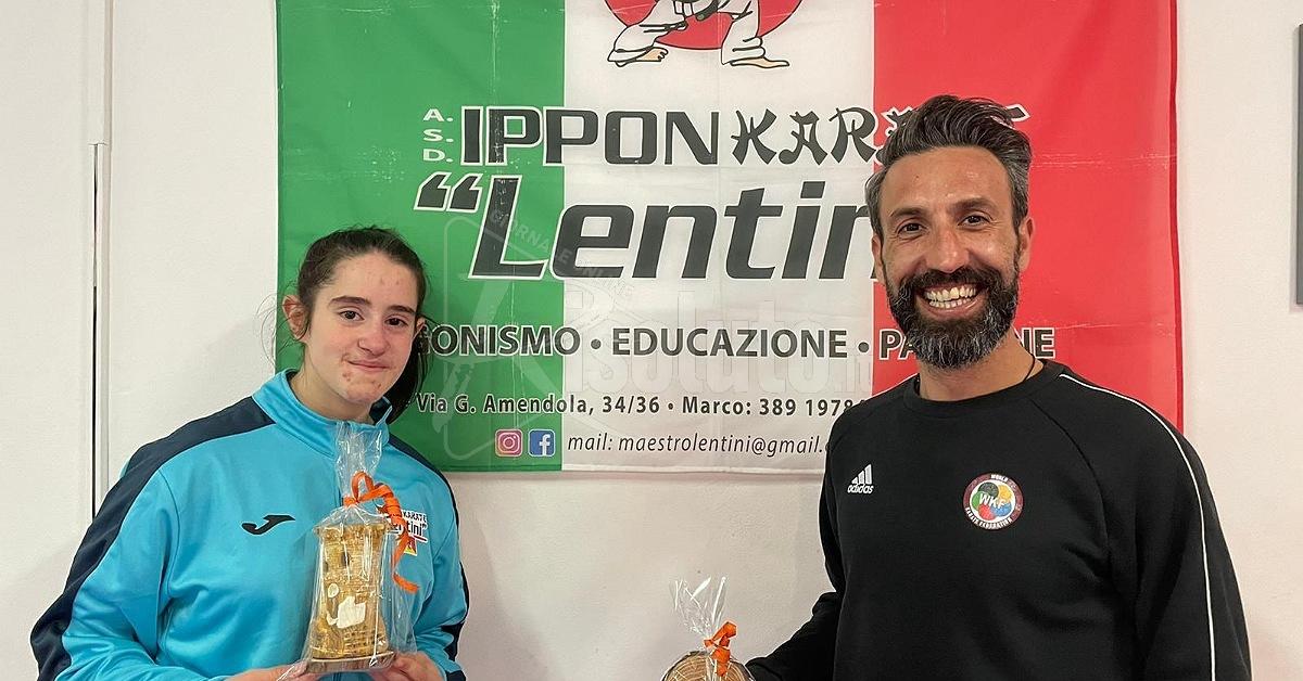 Sciacca, la Ippon Karate Lentini in Israele con l'atleta Irene Marturano