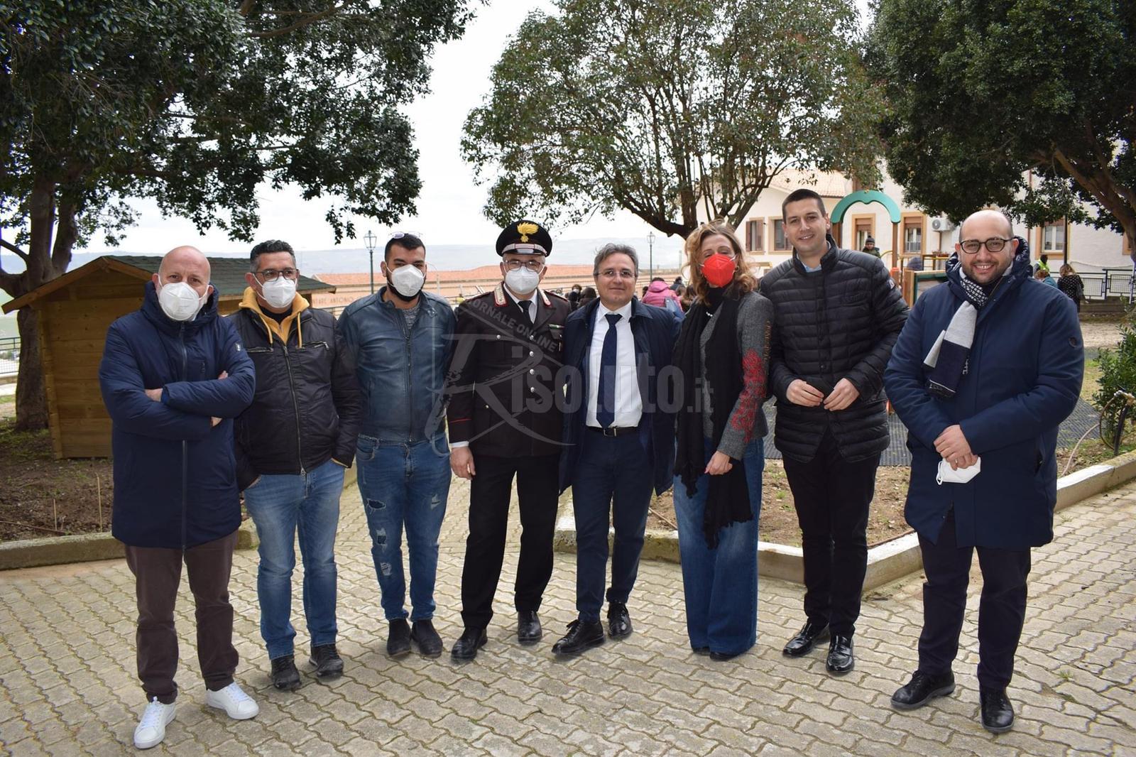 Inaugurato un nuovo parco giochi a Sambuca a costo zero per il Comune