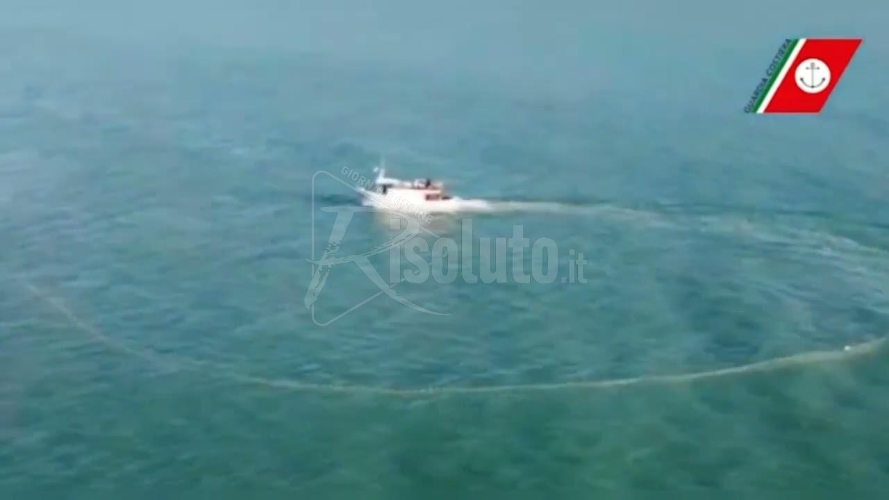 Sanzioni per pesca abusiva di novellame a Sciacca, Guardia Costiera sequestra reti e pescato (Video)