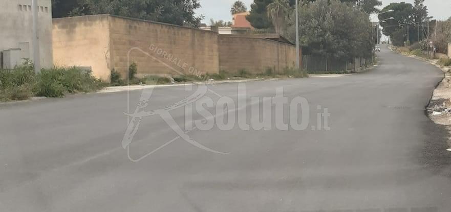 Strada asfaltata in via Aldo Moro a Sciacca, adesso cantiere in via Marco Polo