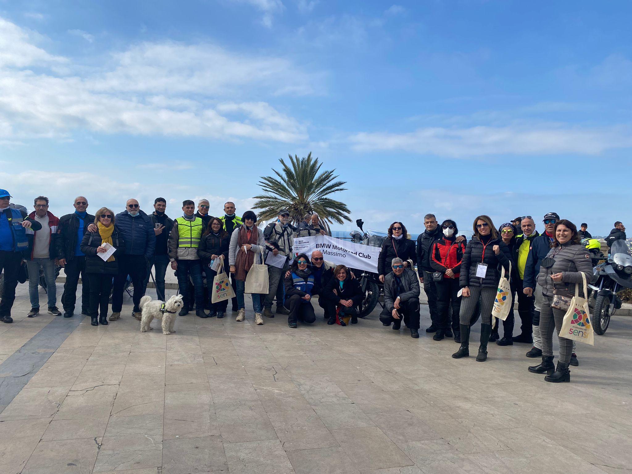 Il Museo dei Cinque Sensi porta oggi in visita a Sciacca 30 motociclisti e 80 tour operator