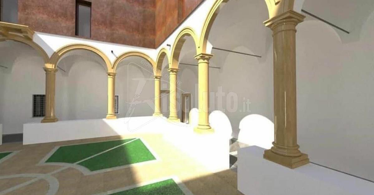 Sambuca, il chiostro dei Carmelitani restituito alla pubblica fruizione