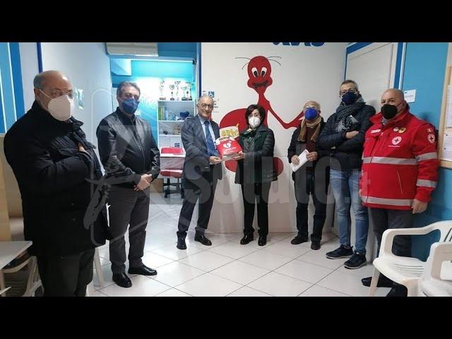 Santa Margherita Belice, nuovo defibrillatore per l’Avis donato dall’associazione A Cuore Aperto (Video)