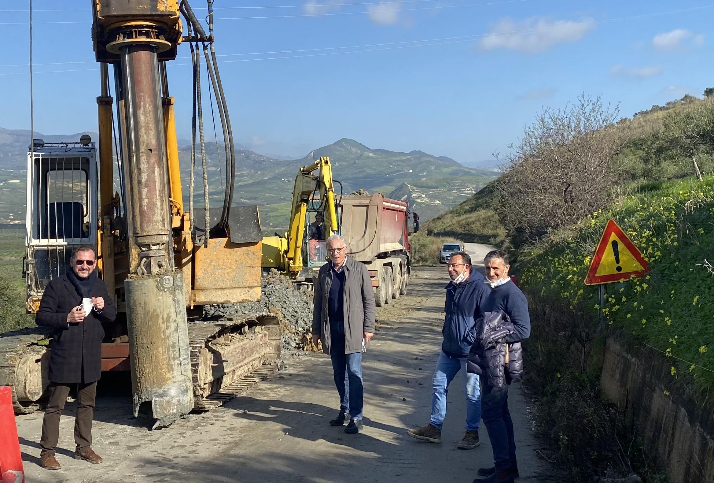 Riaperta al traffico questa mattina la strada provinciale 88 nel versante dei Monti Sicani