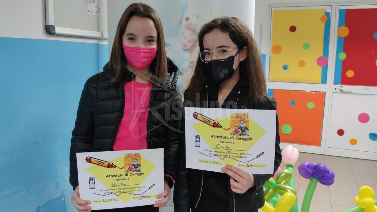 Decolla la vaccinazione dei bimbi anche nel distretto di Sciacca, più di 100 inoculazioni giornaliere (Video)
