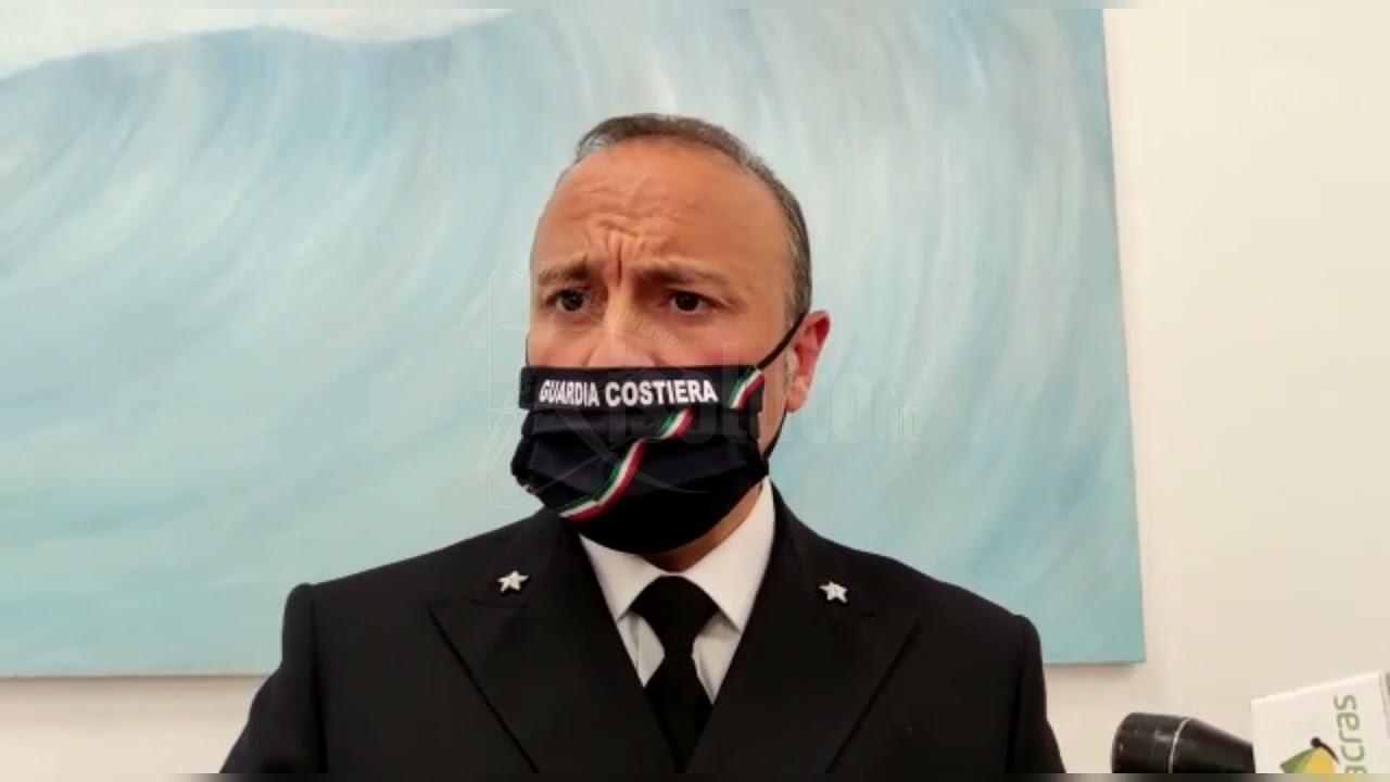 Il bilancio di un anno di attività della Capitaneria di Porto Empedocle, ultima operazione  "Atlantide" (Video)