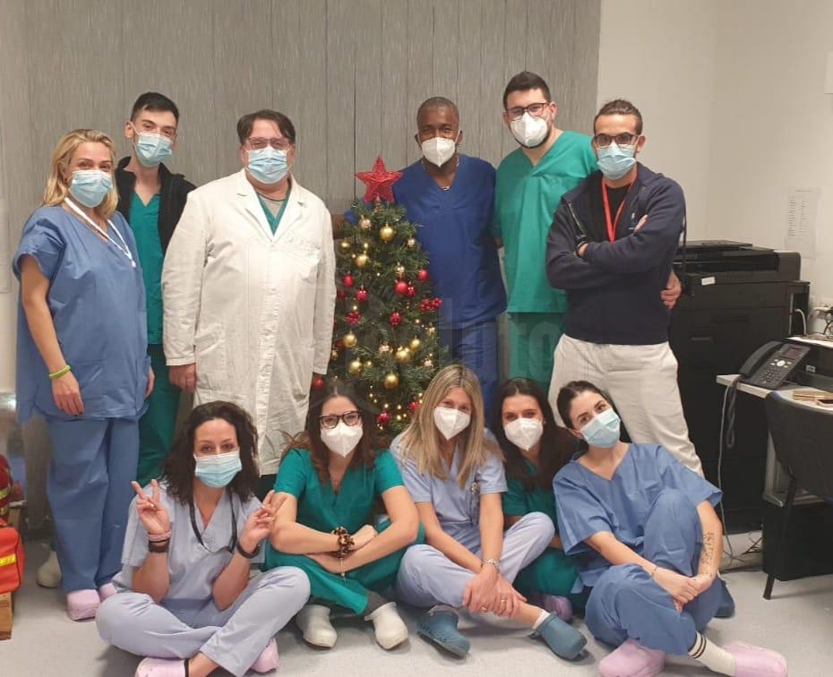 Il Natale di chi combatte il Covid, al Parlapiano 36 ricoverati tra l'intensiva e la degenza ordinaria