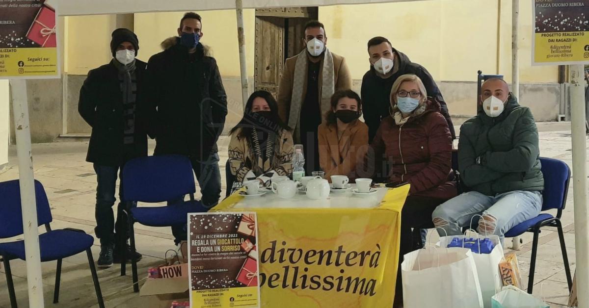 “Regala un giocattolo e dona un sorriso”, iniziativa di Diventerà Bellissima a Ribera