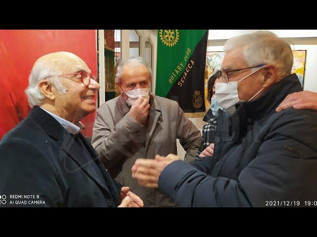 Torna ad esporre a Sciacca il maestro Lorenzo Cascio (Video)