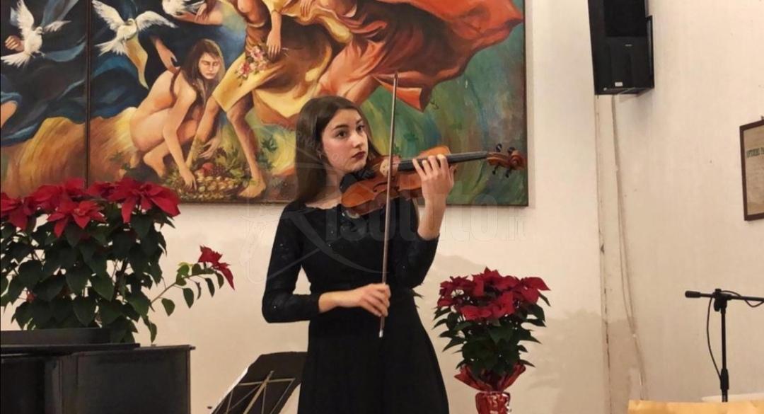 Irene Girgenti del Toscanini di Ribera all'Expo di Dubai per il concerto dell'Orchestra Nazionale dei Conservatori Italiani