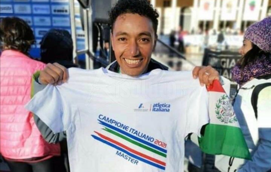 Il margheritese di adozione Mohamed Idrissi campione italiano Master nella maratona di Reggio Emilia