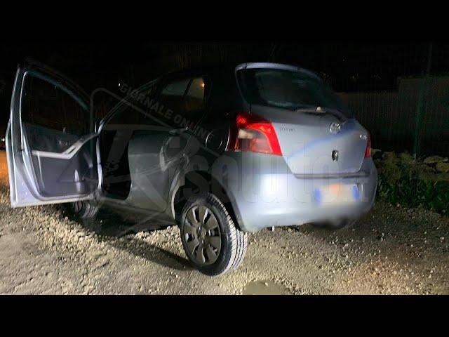 Auto incastrata in una voragine a Santa Maria, disagi per 20 famiglie di Sciacca (Video e foto)