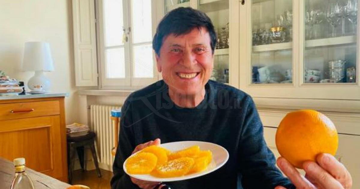 Ancora arance di Ribera per Gianni Morandi, il produttore Antonio omaggia il cantante