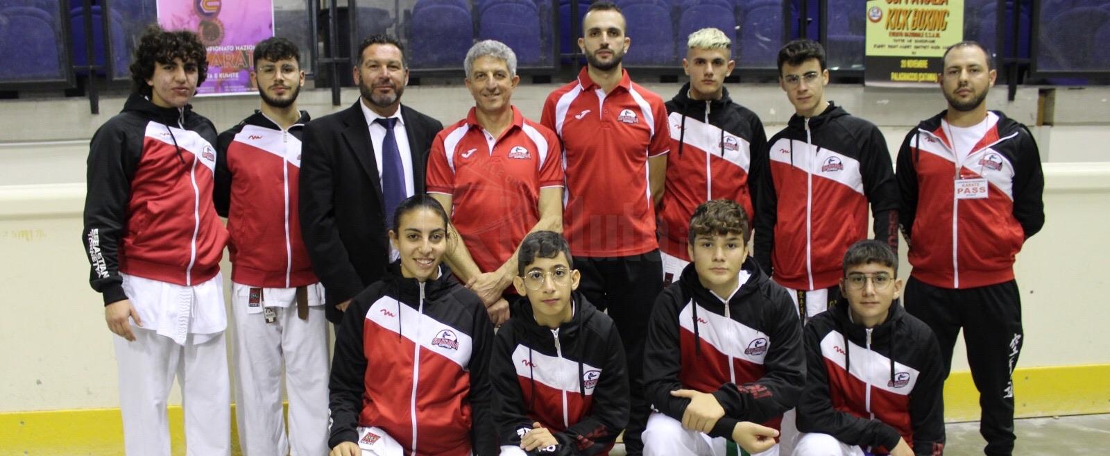 Campionato italiano di karate, tre medaglie d’oro per la Sakura di Sciacca