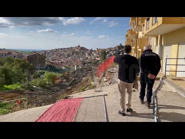 Sopralluogo della Protezione Civile alla frana di Siculiana, il sindaco: "Noi piccoli per poter risolvere da soli" (Video)