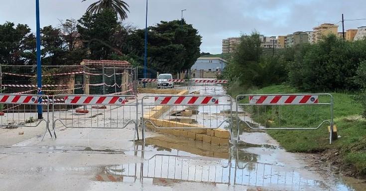 Via Lido a Sciacca rimarrà chiusa al transito per almeno tre mesi