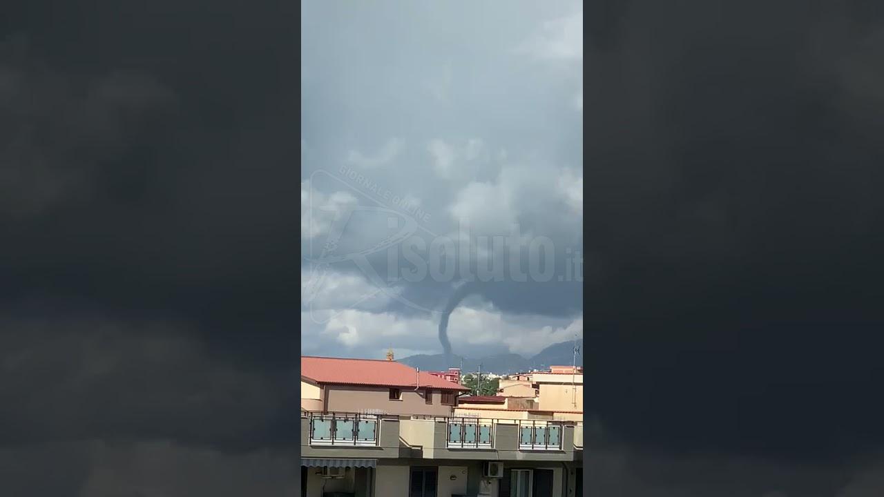 Avvistato un vortice tra Caltabellotta e Burgio, dissolto per fortuna dopo pochi minuti (Video)