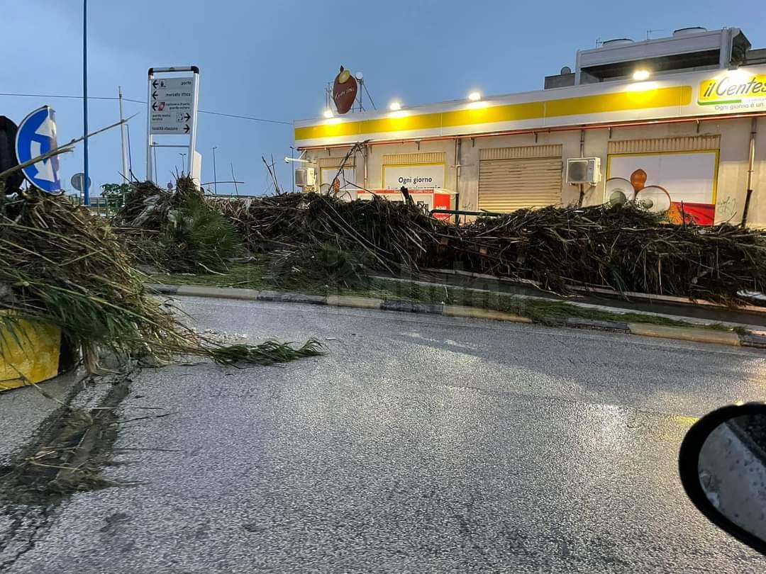 Danni enormi a Sciacca mentre continua a piovere