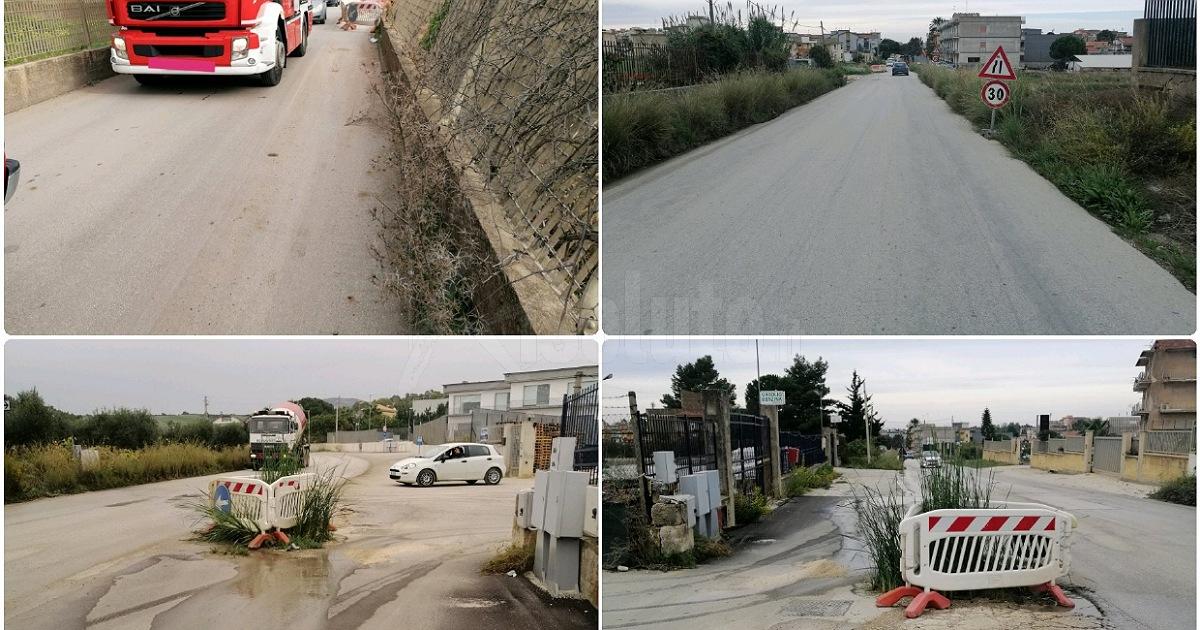 Rischia di cedere il ponte su viale Siena, e' l'unica via di transito per i vigili del fuoco di Sciacca