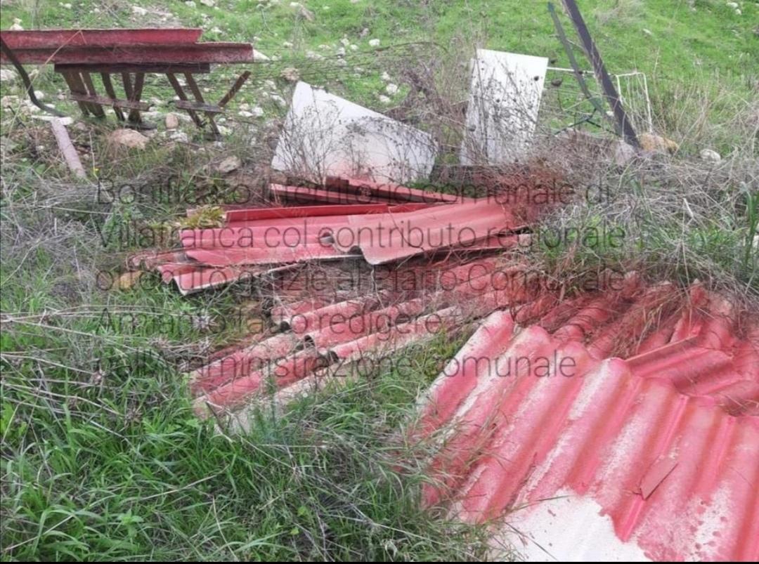 Arrivano le risorse regionali e rimosso l’amianto su tutto il territorio di Villafranca Sicula