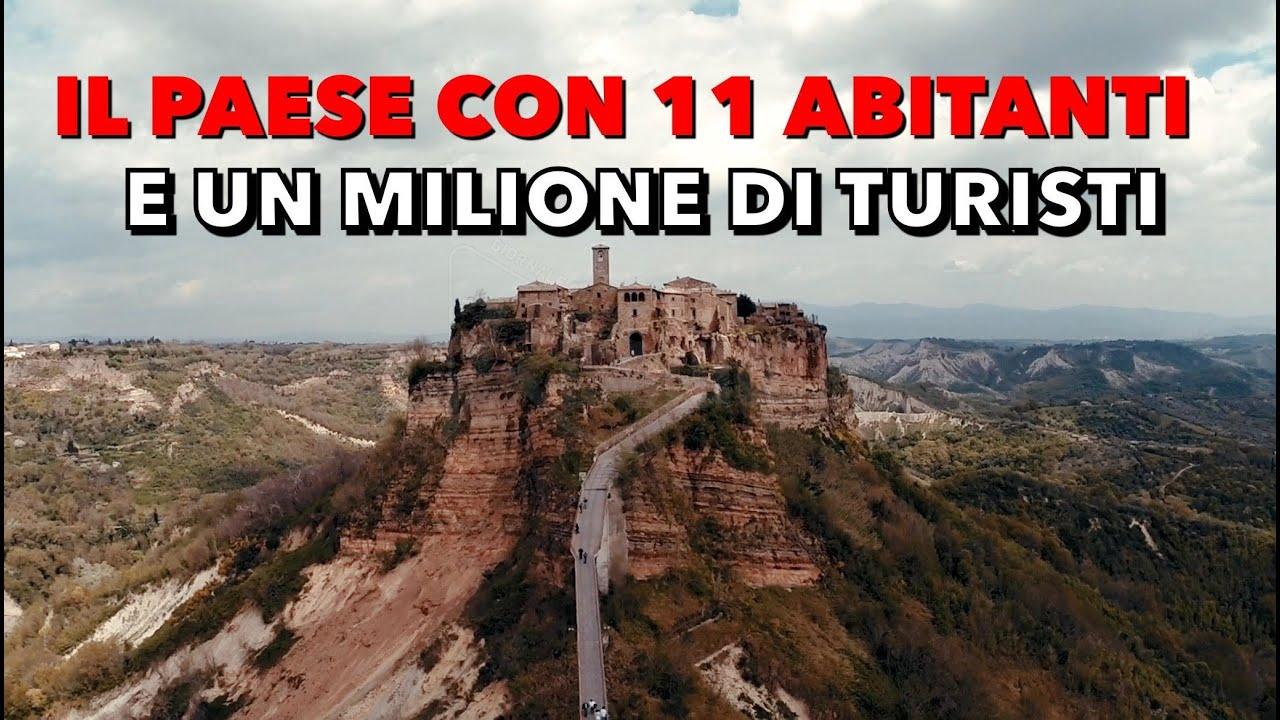 Civita di Bagnoregio,  la città con 11 abitanti e un milione di turisti all’anno su Fuoririga (Video)