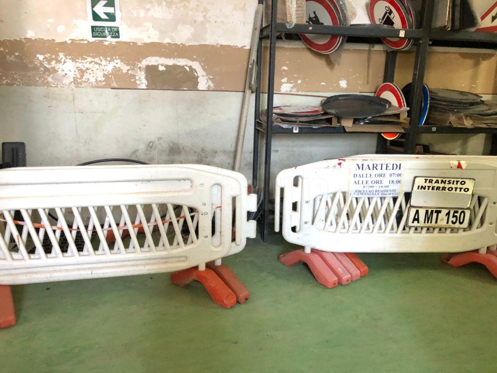 Al Comune di Sciacca sono rimaste solo 6 transenne