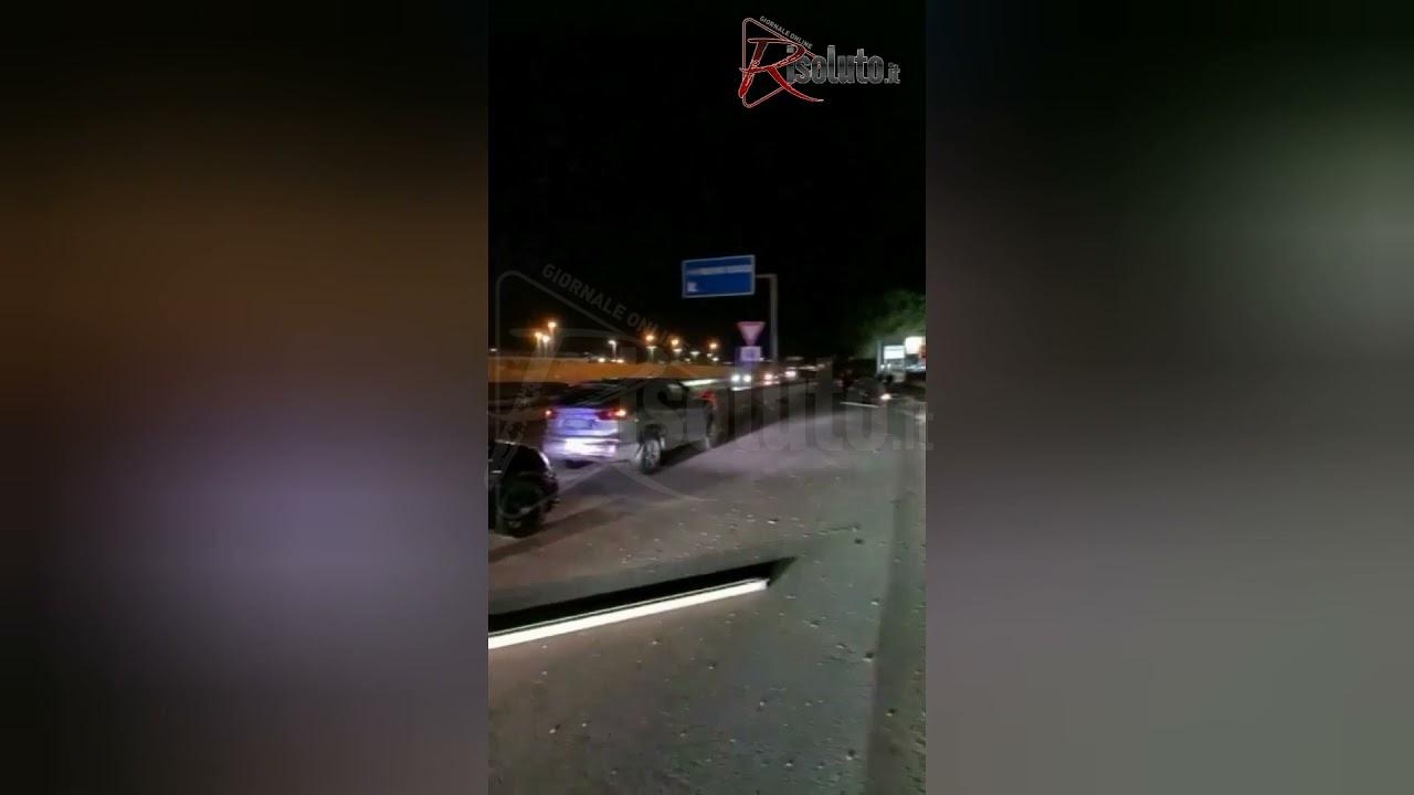 Incidente sulla Palermo-Sciacca, auto si ribalta (Video)