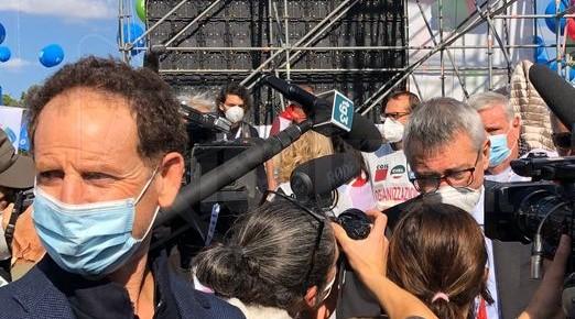 Delegazione agrigentina della Cgil ieri a Roma, Lo Raso alla guida del gruppo di Ribera