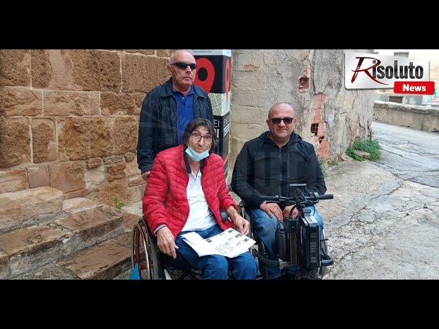 I siti delle Vie dei Tesori di Sciacca non accessibili in carrozzina, Toto' Allegro: "Rabbia per la disattenzione" (Video)