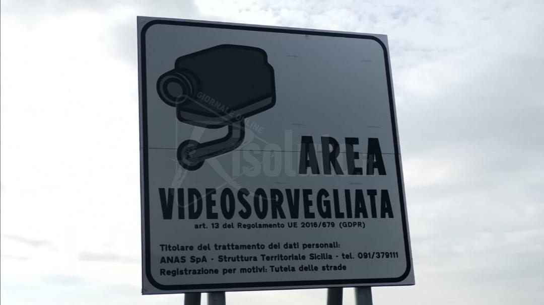 Anas installa telecamere sulle aree di sosta delle autostrade siciliane per combattere l’abbandono di rifiuti