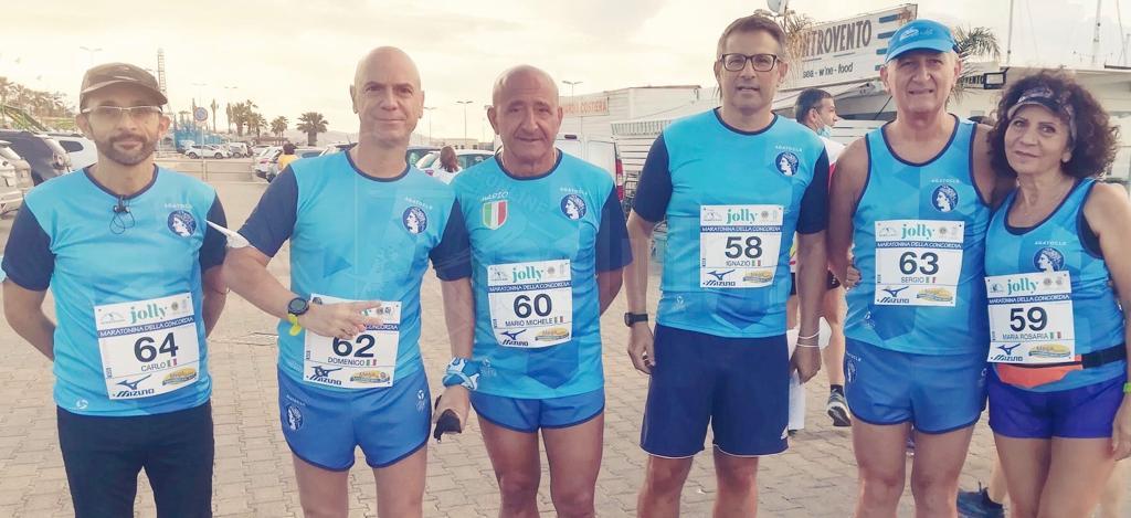 Anche la polisportiva Agatocle Sciacca alla XVII° "Mezza maratona della Concordia"