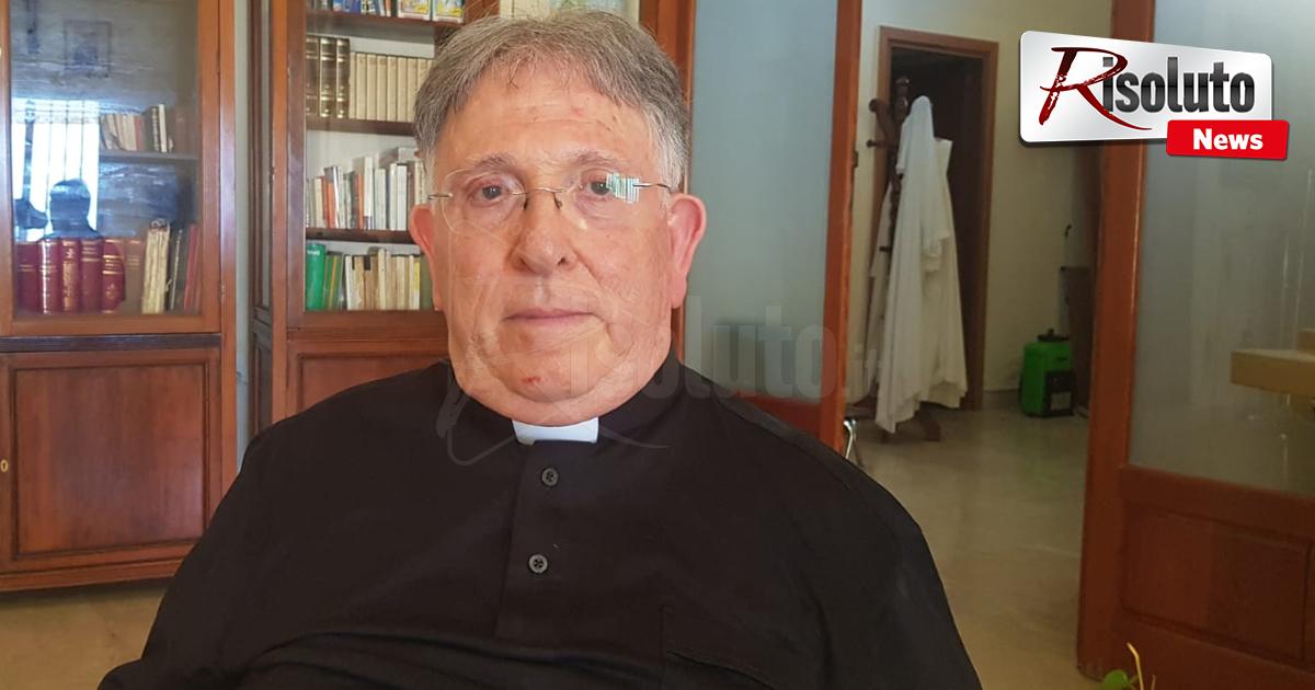Padre Barone si congeda dai suoi parrocchiani di San Michele a Sciacca