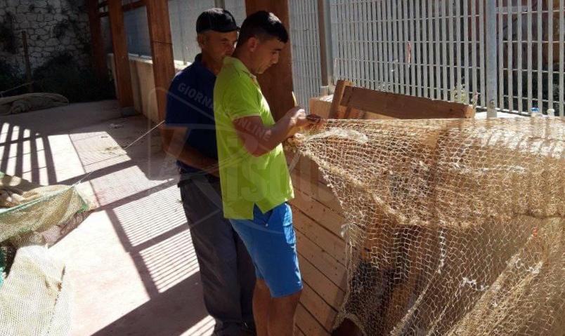 Antiche tradizioni della pesca, corso di retiere al porto di Sciacca