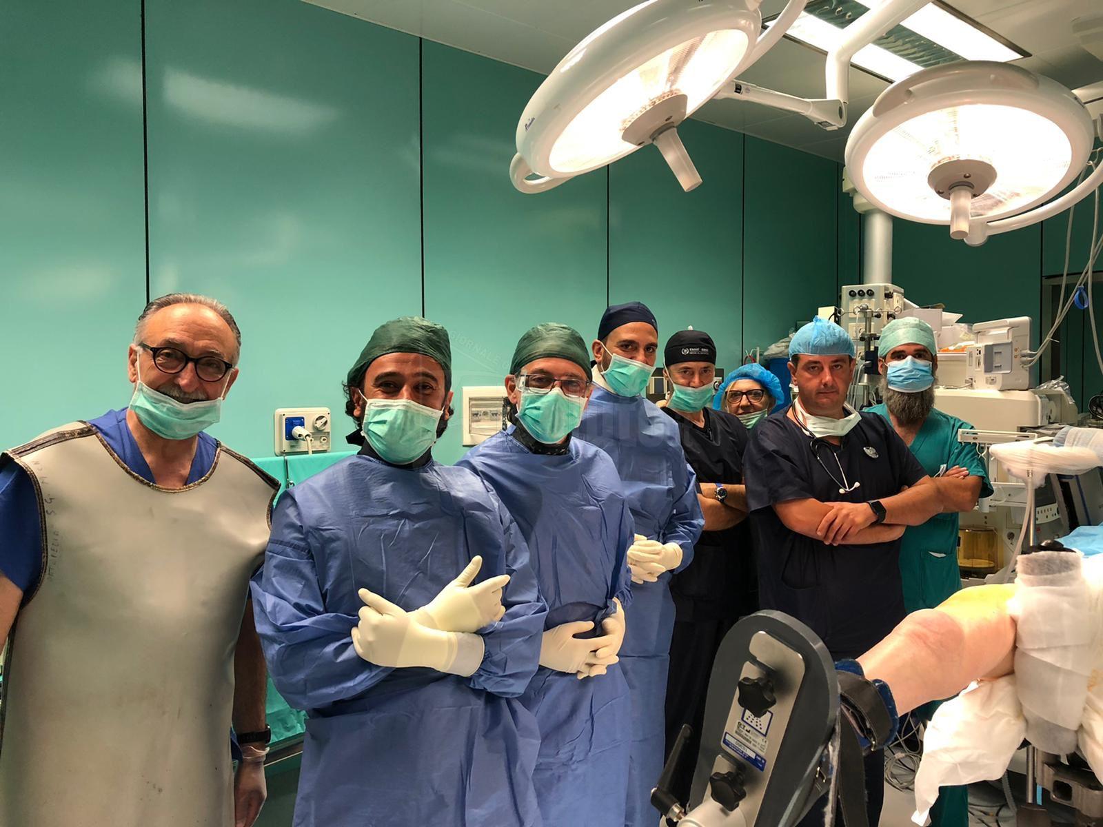 Fratture in entrambe le spalle trattate in un'unica seduta operatoria, prima volta all'ospedale di Sciacca