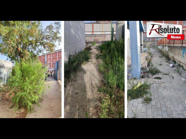 Inizio della scuola a Sciacca, segnalazioni di degrado nelle adiacenze (Video)