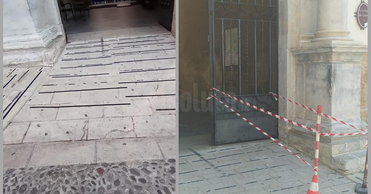 Intervento risolutivo dello stato di pericolo all'ingresso del Comune di Sciacca