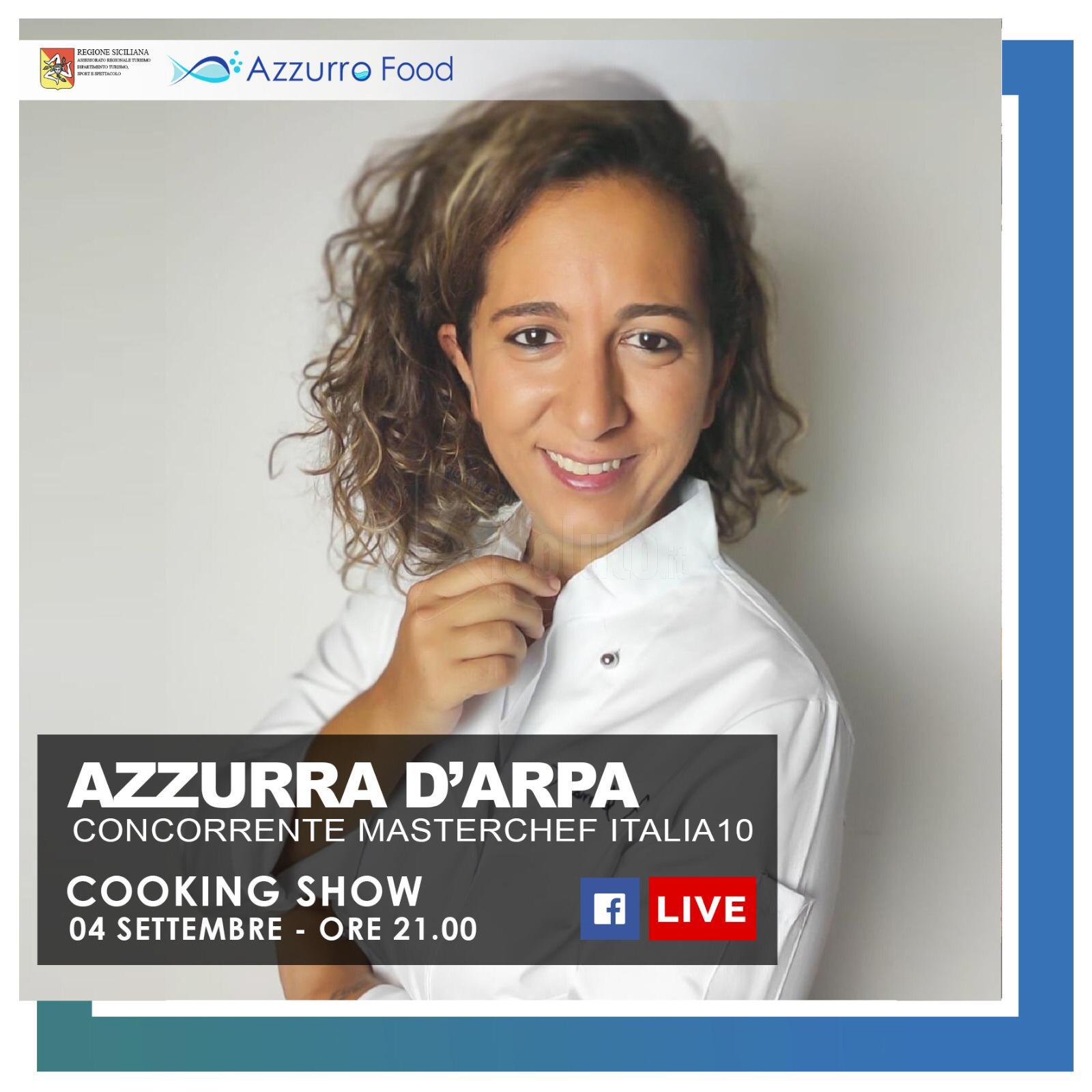 Azzurro Food, avvio della nuova edizione con una delle protagoniste più amate di Masterchef