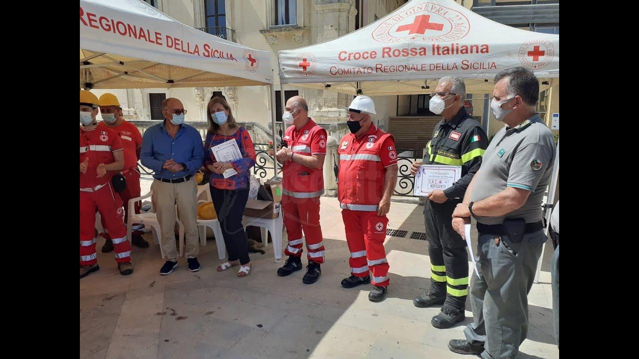 Oggi a Santa Margherita Belìce “Scena Sicura”, simulazione di un terremoto con la Croce Rossa (Video)