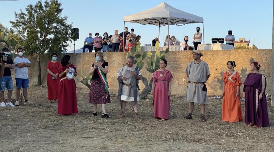 Riaperto al pubblico questa sera a Montevago   con una rievocazione storica il sito archeologico di Villa Romana