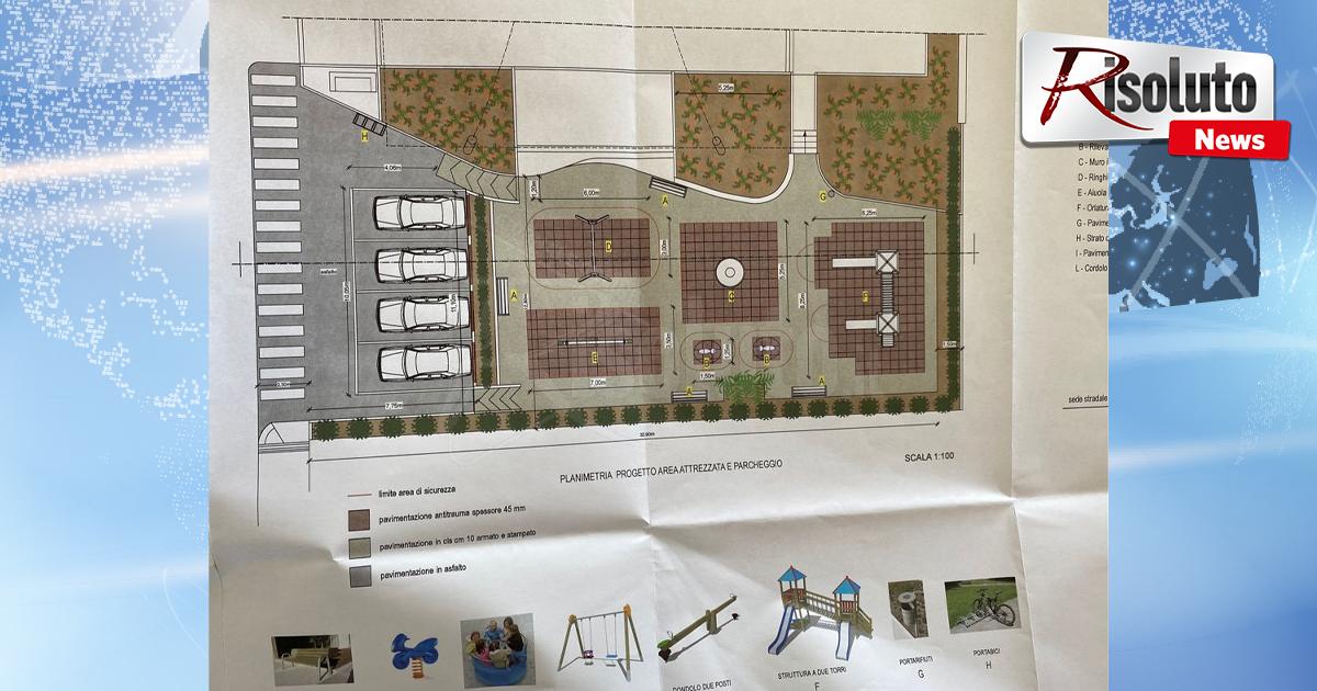 La giunta comunale di Sciacca delibera un nuovo parco giochi per bambini alla Perriera