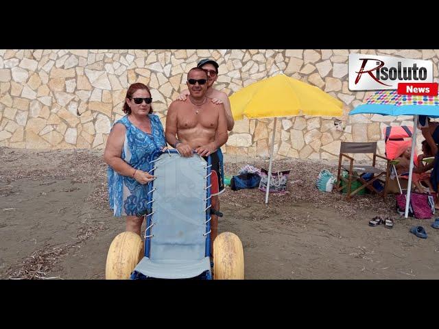 "Summer day" organizzata dalle associazioni dei diversamente abili sulla spiaggia di Renella (Video)