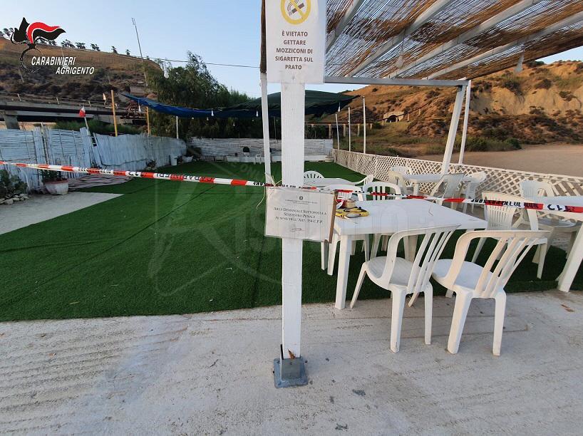 Porto Empedocle, controlli antiabusivismo: denunciata la titolare di uno stabilimento balneare