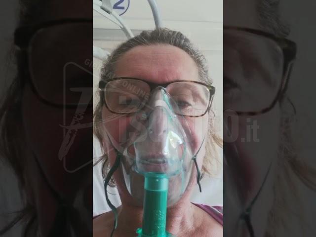 Il toccante appello di una Caltabellottese ricoverata al Parlapiano per Covid: "Correte a vaccinarvi" (Video)