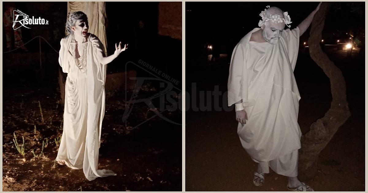 Agrigento, ieri notte la prima visita teatralizzata alla Valle dei Templi e tra i protagonisti due attori di Sciacca