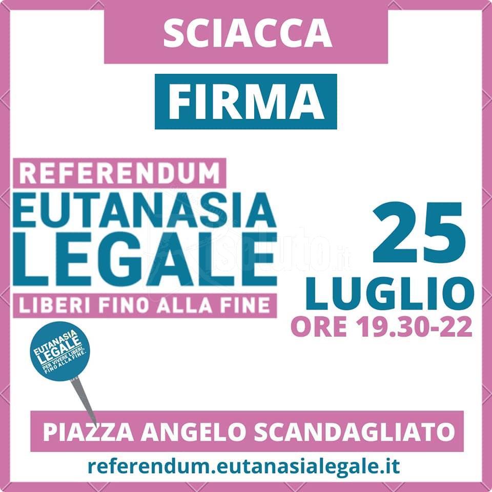 Raccolta firme per referendum sull'eutanasia legale, banchetti anche a Sciacca