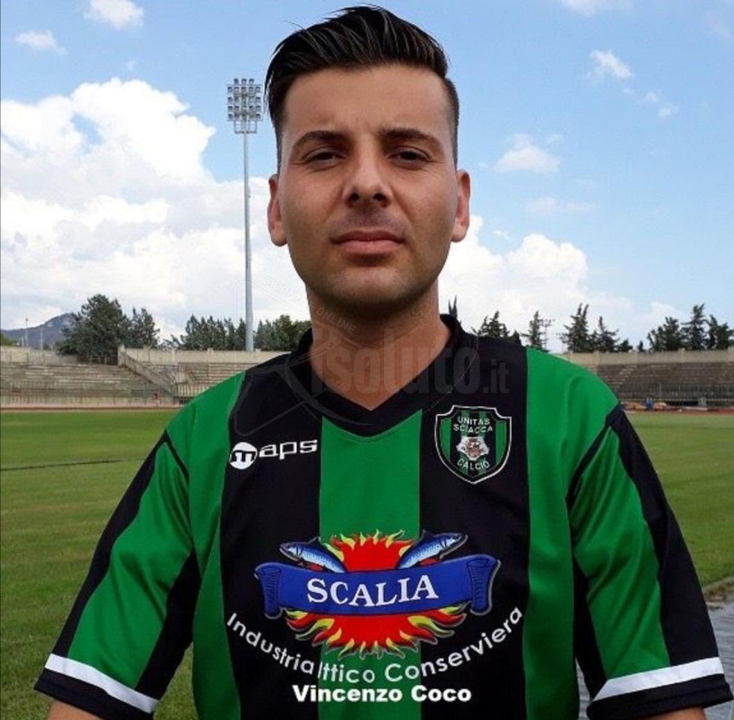 Unitas Sciacca Calcio, Vincenzo Coco confermato capitano anche per la stagione sportiva 2021/2022